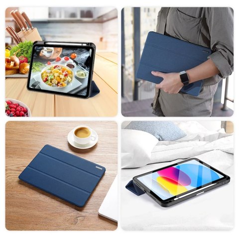 Dux Ducis Dux Ducis Domo etui iPad 11" 2025 (11gen.) / 10.9'' 2022 (10gen.) pokrowiec smart cover podstawka niebieskie Dux Ducis Dux Ducis Domo etui iPad 11" 2025 (11gen.) / 10.9'' 2022 (10gen.) pokrowiec smart cover podstawka niebieskie