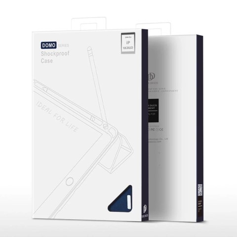 Dux Ducis Dux Ducis Domo etui iPad 11" 2025 (11gen.) / 10.9'' 2022 (10gen.) pokrowiec smart cover podstawka niebieskie Dux Ducis Dux Ducis Domo etui iPad 11" 2025 (11gen.) / 10.9'' 2022 (10gen.) pokrowiec smart cover podstawka niebieskie