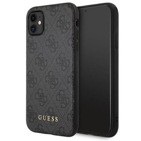 Guess Etui Guess GUHCN61G4GFGR do iPhone 11 6,1" hard case 4G Metal Gold Logo Guess Etui Guess GUHCN61G4GFGR do iPhone 11 6,1" hard case 4G Metal Gold Logo