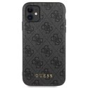 Guess Etui Guess GUHCN61G4GFGR do iPhone 11 6,1" hard case 4G Metal Gold Logo