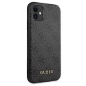 Guess Etui Guess GUHCN61G4GFGR do iPhone 11 6,1" hard case 4G Metal Gold Logo