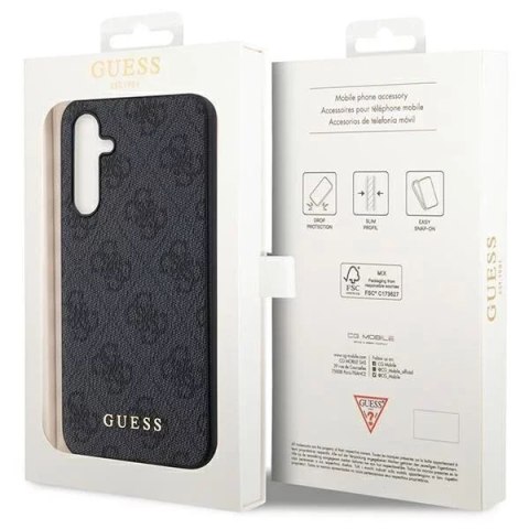 Guess Etui Guess GUHCSA54G4GFGR do Galaxy A54 5G A546 hard case 4G Metal Gold Logo