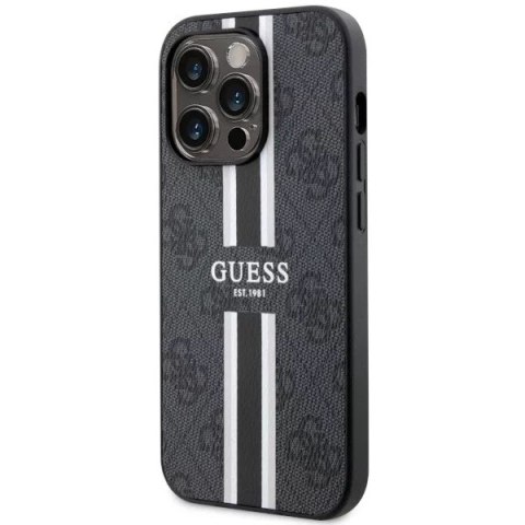 Guess Etui Guess GUHMP14XP4RPSK do iPhone 14 Pro Max 6.7" hardcase 4G Printed Stripes MagSafe Guess Etui Guess GUHMP14XP4RPSK do iPhone 14 Pro Max 6.7" hardcase 4G Printed Stripes MagSafe