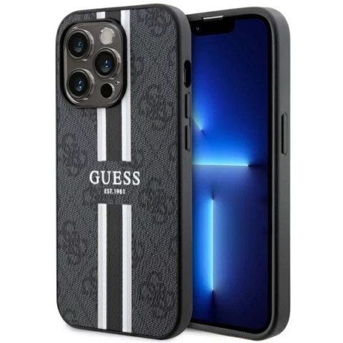 Guess Etui Guess GUHMP14XP4RPSK do iPhone 14 Pro Max 6.7" hardcase 4G Printed Stripes MagSafe Guess Etui Guess GUHMP14XP4RPSK do iPhone 14 Pro Max 6.7" hardcase 4G Printed Stripes MagSafe