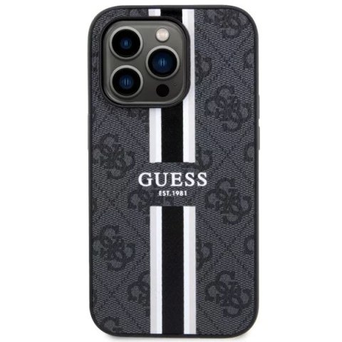 Guess Etui Guess GUHMP14XP4RPSK do iPhone 14 Pro Max 6.7" hardcase 4G Printed Stripes MagSafe Guess Etui Guess GUHMP14XP4RPSK do iPhone 14 Pro Max 6.7" hardcase 4G Printed Stripes MagSafe