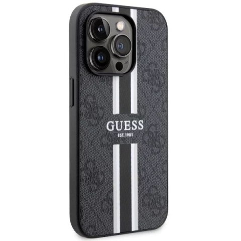 Guess Etui Guess GUHMP14XP4RPSK do iPhone 14 Pro Max 6.7" hardcase 4G Printed Stripes MagSafe Guess Etui Guess GUHMP14XP4RPSK do iPhone 14 Pro Max 6.7" hardcase 4G Printed Stripes MagSafe