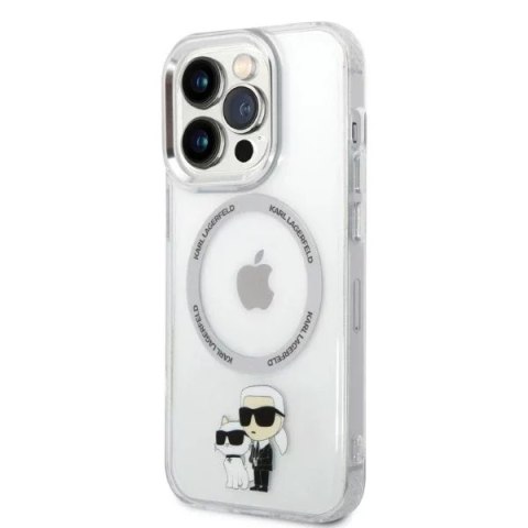 Karl Lagerfeld Etui Karl Lagerfeld KLHMP14XHNKCIT do iPhone 14 Pro Max 6,7" hardcase Iconic Karl&Choupette Magsafe Karl Lagerfeld Etui Karl Lagerfeld KLHMP14XHNKCIT do iPhone 14 Pro Max 6,7" hardcase Iconic Karl&Choupette Magsafe
