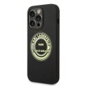 Karl Lagerfeld Etui ochronne na telefon Karl Lagerfeld KLHCP14LSRSGRCK do Apple iPhone 14 Pro 6,1" hardcase czarny/black Silicone RSG