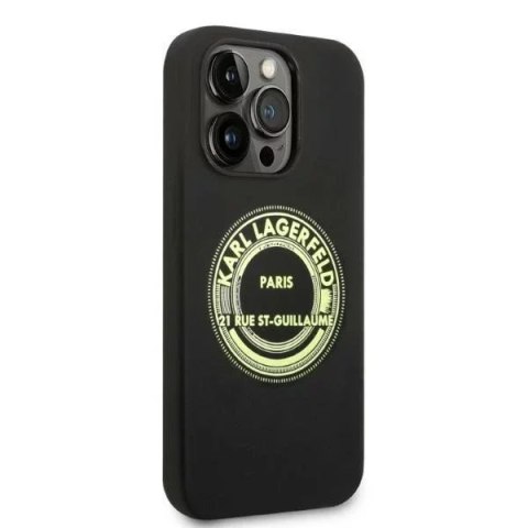 Karl Lagerfeld Etui ochronne na telefon Karl Lagerfeld KLHCP14LSRSGRCK do Apple iPhone 14 Pro 6,1" hardcase czarny/black Silicone RSG Karl Lagerfeld Etui ochronne na telefon Karl Lagerfeld KLHCP14LSRSGRCK do Apple iPhone 14 Pro 6,1" hardcase czarny/black Silicone RSG