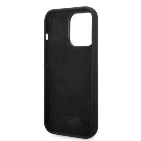 Karl Lagerfeld Etui ochronne na telefon Karl Lagerfeld KLHCP14LSRSGRCK do Apple iPhone 14 Pro 6,1" hardcase czarny/black Silicone RSG Karl Lagerfeld Etui ochronne na telefon Karl Lagerfeld KLHCP14LSRSGRCK do Apple iPhone 14 Pro 6,1" hardcase czarny/black Silicone RSG