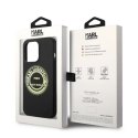 Karl Lagerfeld Etui ochronne na telefon Karl Lagerfeld KLHCP14LSRSGRCK do Apple iPhone 14 Pro 6,1" hardcase czarny/black Silicone RSG