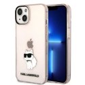 Karl Lagerfeld Etui ochronne na telefon Karl Lagerfeld KLHCP14SHNCHTCP do Apple iPhone 14 6,1" różowy/pink hardcase Ikonik Choupette