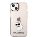 Karl Lagerfeld Etui ochronne na telefon Karl Lagerfeld KLHCP14SHNCHTCP do Apple iPhone 14 6,1" różowy/pink hardcase Ikonik Choupette