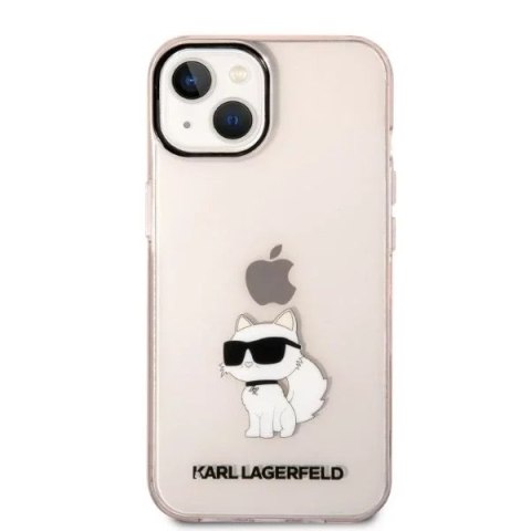 Karl Lagerfeld Etui ochronne na telefon Karl Lagerfeld KLHCP14SHNCHTCP do Apple iPhone 14 6,1" różowy/pink hardcase Ikonik Choupette Karl Lagerfeld Etui ochronne na telefon Karl Lagerfeld KLHCP14SHNCHTCP do Apple iPhone 14 6,1" różowy/pink hardcase Ikonik Choupette