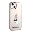 Karl Lagerfeld Etui ochronne na telefon Karl Lagerfeld KLHCP14SHNCHTCP do Apple iPhone 14 6,1" różowy/pink hardcase Ikonik Choupette