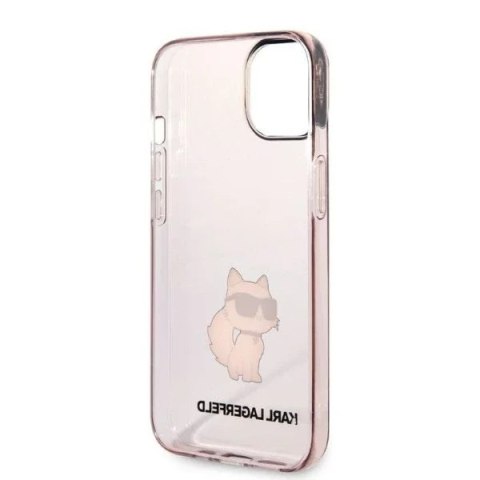 Karl Lagerfeld Etui ochronne na telefon Karl Lagerfeld KLHCP14SHNCHTCP do Apple iPhone 14 6,1" różowy/pink hardcase Ikonik Choupette Karl Lagerfeld Etui ochronne na telefon Karl Lagerfeld KLHCP14SHNCHTCP do Apple iPhone 14 6,1" różowy/pink hardcase Ikonik Choupette