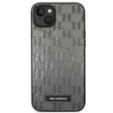 Karl Lagerfeld Etui ochronne na telefon Karl Lagerfeld KLHCP14SSAKLHPG do Apple iPhone 14 6,1" hardcase szary/grey Saffiano Mono Metal Logo