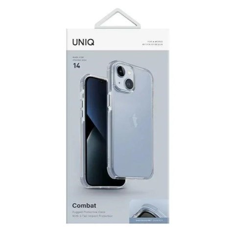 UNIQ Etui UNIQ Combat do iPhone 14 6,1" niebieski/blue UNIQ Etui UNIQ Combat do iPhone 14 6,1" niebieski/blue