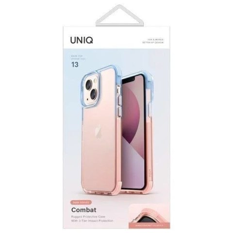 UNIQ Etui na telefon UNIQ Combat Duo do iPhone 13 6,1" niebiesko-różowy/blue-pink UNIQ Etui na telefon UNIQ Combat Duo do iPhone 13 6,1" niebiesko-różowy/blue-pink