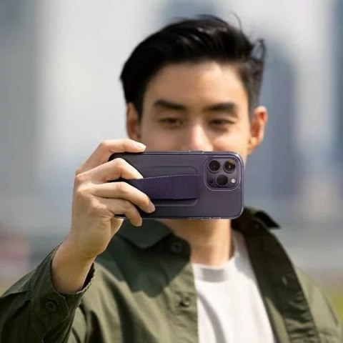UNIQ Etui na telefon UNIQ Heldro Mount do Apple iPhone 14 Pro 6,1" fioletowy/fig purple UNIQ Etui na telefon UNIQ Heldro Mount do Apple iPhone 14 Pro 6,1" fioletowy/fig purple
