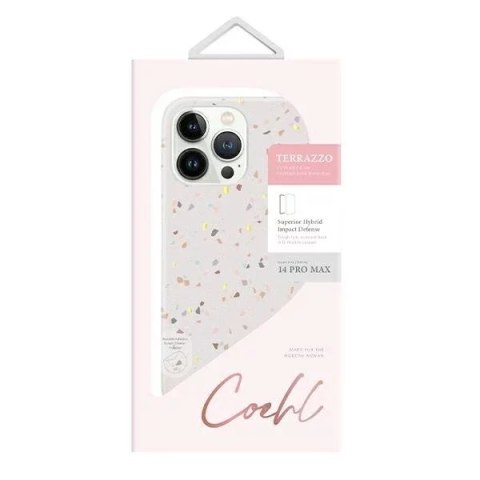 UNIQ UNIQ etui Coehl Terrazzo iPhone 14 Pro Max 6,7" piaskowy/sandstone UNIQ UNIQ etui Coehl Terrazzo iPhone 14 Pro Max 6,7" piaskowy/sandstone