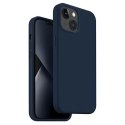 UNIQ UNIQ etui Lino do Apple iPhone 14 6,1" niebieski/marine blue
