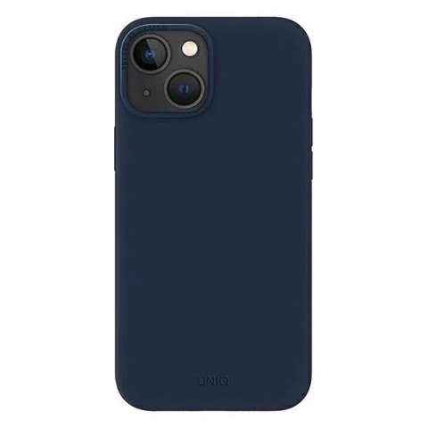 UNIQ UNIQ etui Lino do Apple iPhone 14 6,1" niebieski/marine blue UNIQ UNIQ etui Lino do Apple iPhone 14 6,1" niebieski/marine blue
