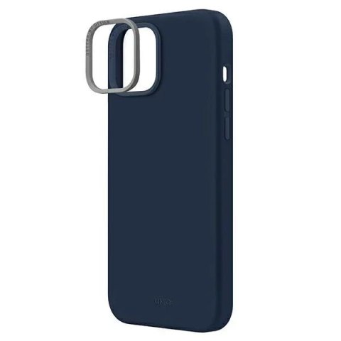 UNIQ UNIQ etui Lino do Apple iPhone 14 6,1" niebieski/marine blue UNIQ UNIQ etui Lino do Apple iPhone 14 6,1" niebieski/marine blue