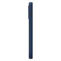 UNIQ UNIQ etui Lino do Apple iPhone 14 6,1" niebieski/marine blue