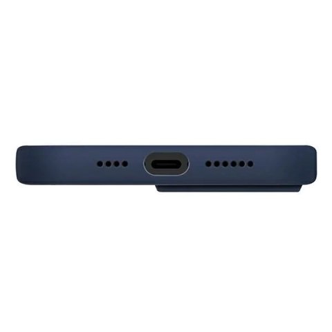 UNIQ UNIQ etui Lino do Apple iPhone 14 6,1" niebieski/marine blue UNIQ UNIQ etui Lino do Apple iPhone 14 6,1" niebieski/marine blue