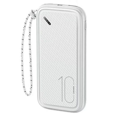 Usams USAMS Powerbank PB56 10000mAh 2xUSB / USB-C / MicroUSB Fast Charge biały/white 10KCD15002 (US-CD150) Usams USAMS Powerbank PB56 10000mAh 2xUSB / USB-C / MicroUSB Fast Charge biały/white 10KCD15002 (US-CD150)