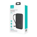 Usams USAMS Powerbank PB56 10000mAh 2xUSB / USB-C / MicroUSB Fast Charge czarny/black 10KCD15001 (US-CD150)