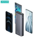 Usams USAMS Powerbank PB59 30000mAh 65W 2xQC3.0+PD Fast Charge czarny/black CMXLOGTC01 (US-CD165) + kabel USB-C-USB-C