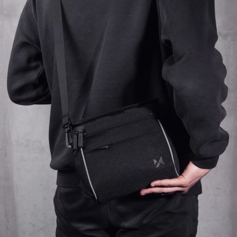 Wozinsky Wozinsky torba rowerowa na kierownicę torba rowerowa na ramię czarna (WBHBB-01) Wozinsky Wozinsky torba rowerowa na kierownicę torba rowerowa na ramię czarna (WBHBB-01)