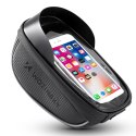 Wozinsky Wozinsky torba rowerowa na kierownicę z etui na telefon 1 l czarna (WBB16BK)
