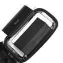 Wozinsky Wozinsky torba rowerowa na kierownicę z etui na telefon 1 l czarna (WBB16BK)