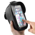 Wozinsky Wozinsky torba rowerowa na kierownicę z etui na telefon 1 l czarna (WBB16BK)