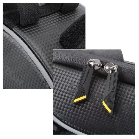 Wozinsky Wozinsky torba rowerowa na kierownicę z etui na telefon 1 l czarna (WBB16BK) Wozinsky Wozinsky torba rowerowa na kierownicę z etui na telefon 1 l czarna (WBB16BK)