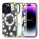 4kom.pl Etui ochronne obudowa Magmood do MagSafe do Apple iPhone 13 Pro Max White Daisy