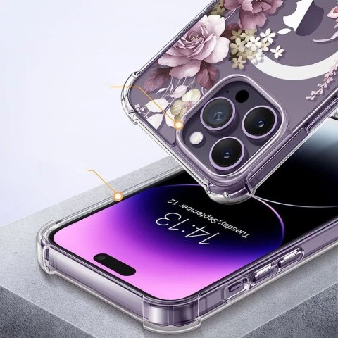 4kom.pl Etui ochronne obudowa Magmood do MagSafe do Apple iPhone 13 Pro Max White Daisy 4kom.pl Etui ochronne obudowa Magmood do MagSafe do Apple iPhone 13 Pro Max White Daisy