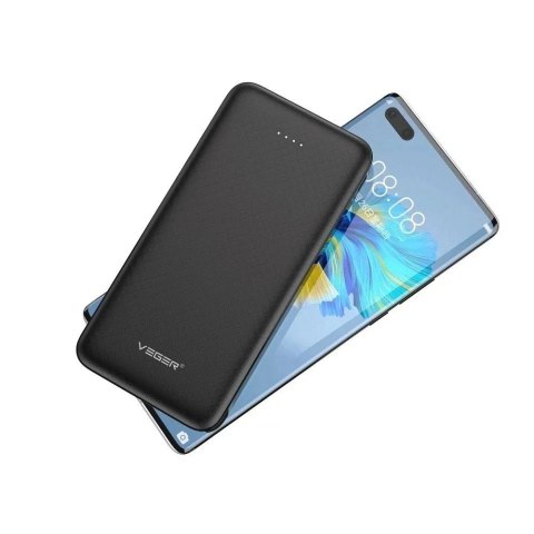 4kom.pl Powerbank Bateria zewnętrzna (POWER BANK) VEGER A10 - 10 000mAh czarny (W1065) 4kom.pl Powerbank Bateria zewnętrzna (POWER BANK) VEGER A10 - 10 000mAh czarny (W1065)