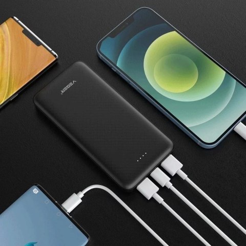 4kom.pl Powerbank Bateria zewnętrzna (POWER BANK) VEGER A10 - 10 000mAh czarny (W1065) 4kom.pl Powerbank Bateria zewnętrzna (POWER BANK) VEGER A10 - 10 000mAh czarny (W1065)