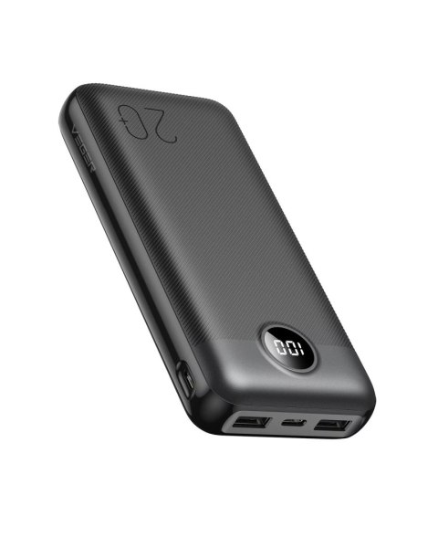 4kom.pl Powerbank Bateria zewnętrzna VEGER L20S - 20 000mAh LCD Quick Charge PD 20W czarny (VP2039PD / W2039PD ) 4kom.pl Powerbank Bateria zewnętrzna VEGER L20S - 20 000mAh LCD Quick Charge PD 20W czarny (VP2039PD / W2039PD )