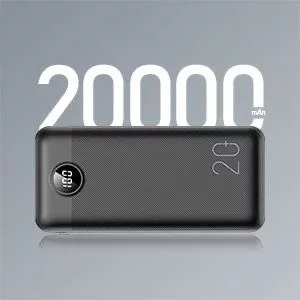 4kom.pl Powerbank Bateria zewnętrzna VEGER L20S - 20 000mAh LCD Quick Charge PD 20W czarny (VP2039PD / W2039PD ) 4kom.pl Powerbank Bateria zewnętrzna VEGER L20S - 20 000mAh LCD Quick Charge PD 20W czarny (VP2039PD / W2039PD )