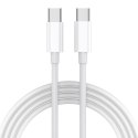 Apple Kabel oryginalny Apple USB-C do USB-C do iPhone 15, 15 Pro, 15 Pro Max przewód 1m MUF72ZM/A Biały