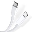 Apple Kabel oryginalny Apple USB-C do USB-C do iPhone 15, 15 Pro, 15 Pro Max przewód 1m MUF72ZM/A Biały