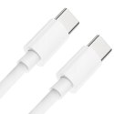 Apple Kabel oryginalny Apple USB-C do USB-C do iPhone 15, 15 Pro, 15 Pro Max przewód 1m MUF72ZM/A Biały