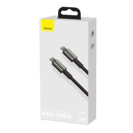 Baseus Baseus kabel USB Typ C - USB Typ C szybkie ładowanie Power Delivery Quick Charge 100 W 5A 2m czarny (CATWJ-A01)