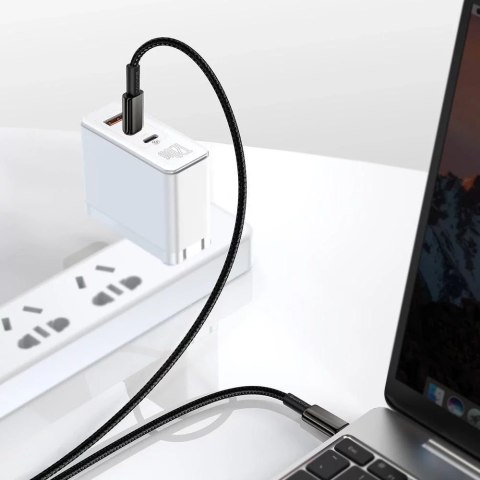 Baseus Baseus kabel USB Typ C - USB Typ C szybkie ładowanie Power Delivery Quick Charge 100 W 5A 2m czarny (CATWJ-A01) Baseus Baseus kabel USB Typ C - USB Typ C szybkie ładowanie Power Delivery Quick Charge 100 W 5A 2m czarny (CATWJ-A01)