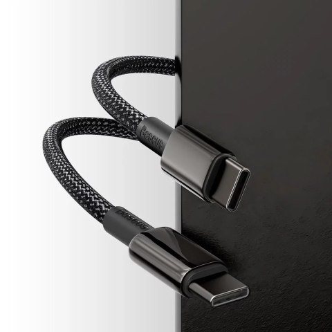 Baseus Baseus kabel USB Typ C - USB Typ C szybkie ładowanie Power Delivery Quick Charge 100 W 5A 2m czarny (CATWJ-A01) Baseus Baseus kabel USB Typ C - USB Typ C szybkie ładowanie Power Delivery Quick Charge 100 W 5A 2m czarny (CATWJ-A01)